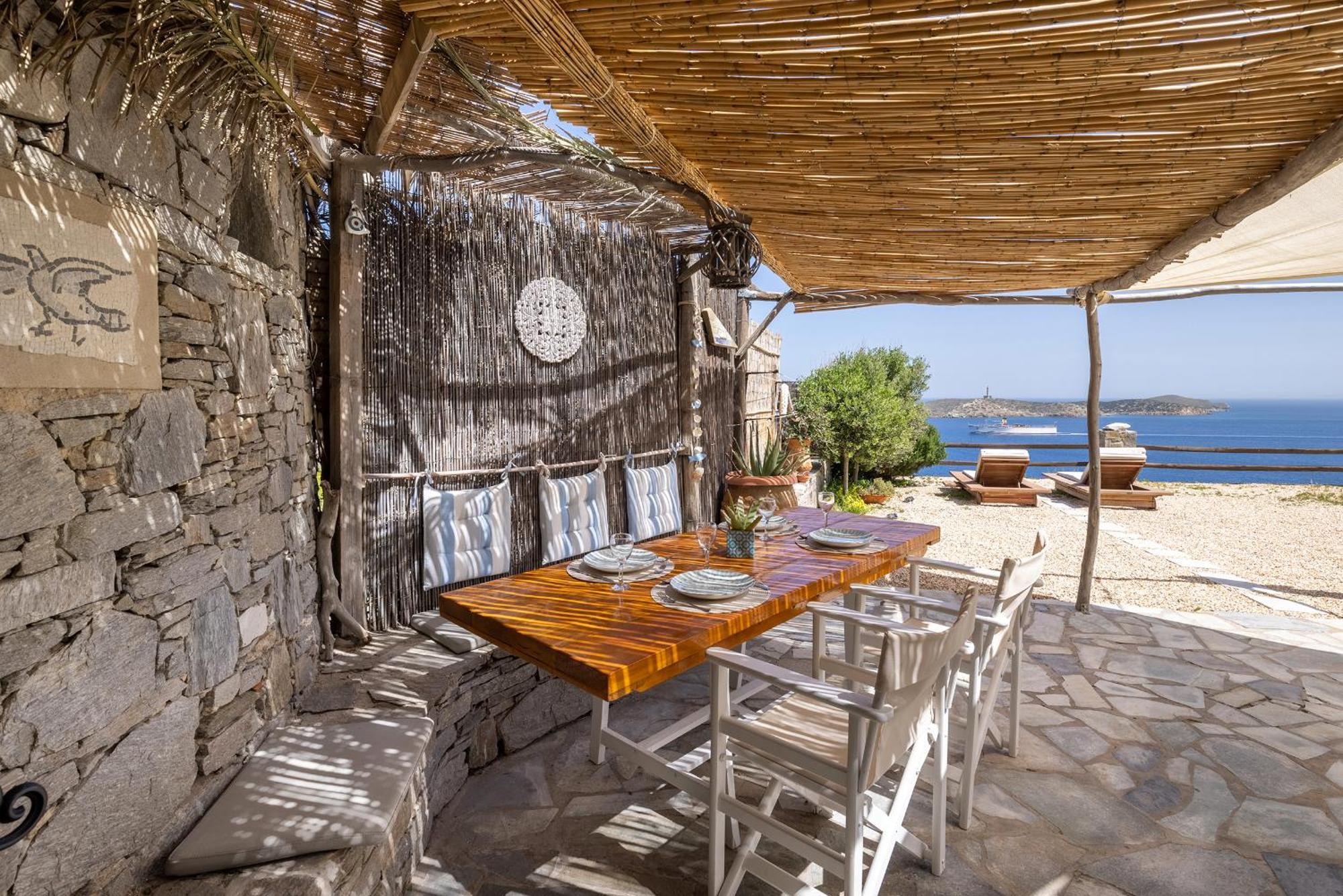 Aegean View - Seaside Apartment In Syros Azolimnos Extérieur photo