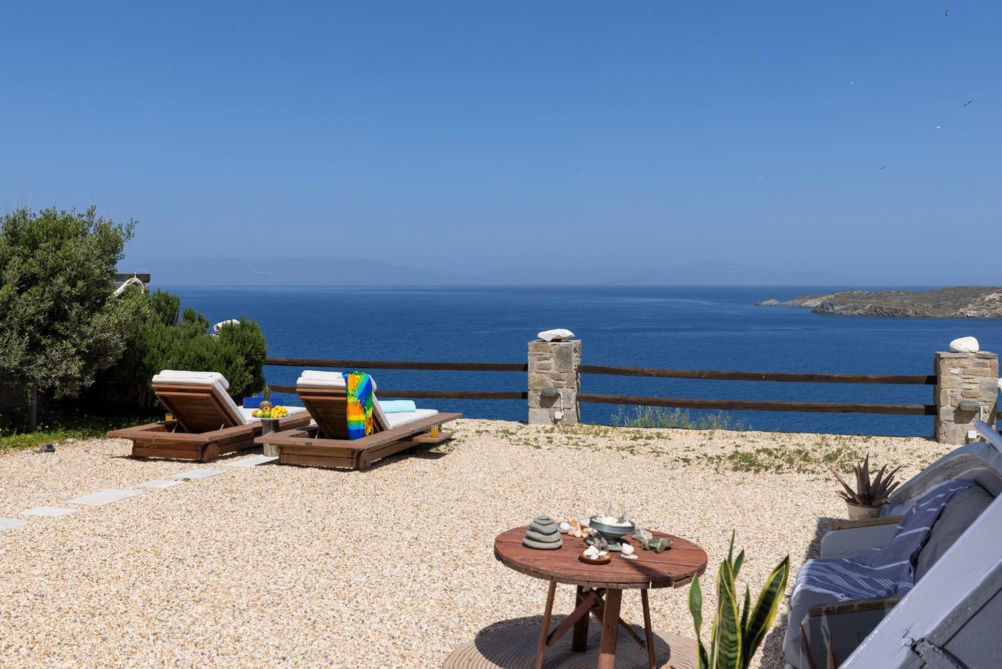 Aegean View - Seaside Apartment In Syros Azolimnos Extérieur photo