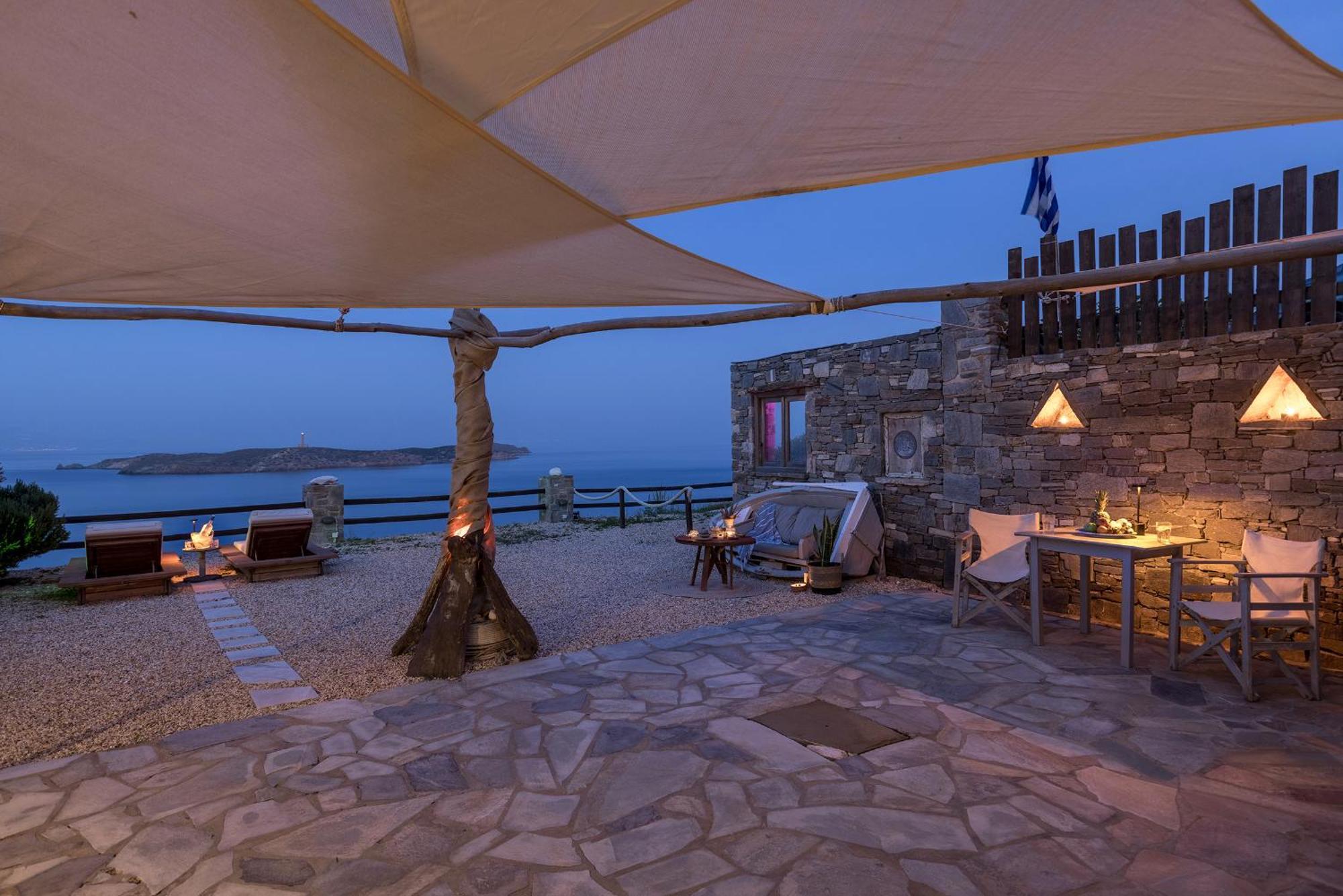Aegean View - Seaside Apartment In Syros Azolimnos Extérieur photo