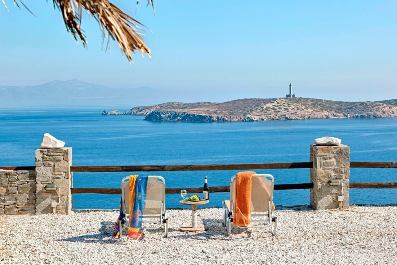 Aegean View - Seaside Apartment In Syros Azolimnos Extérieur photo